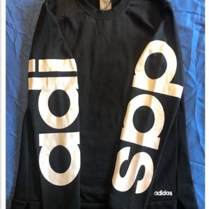 Adidas Black and White Sweatshirt